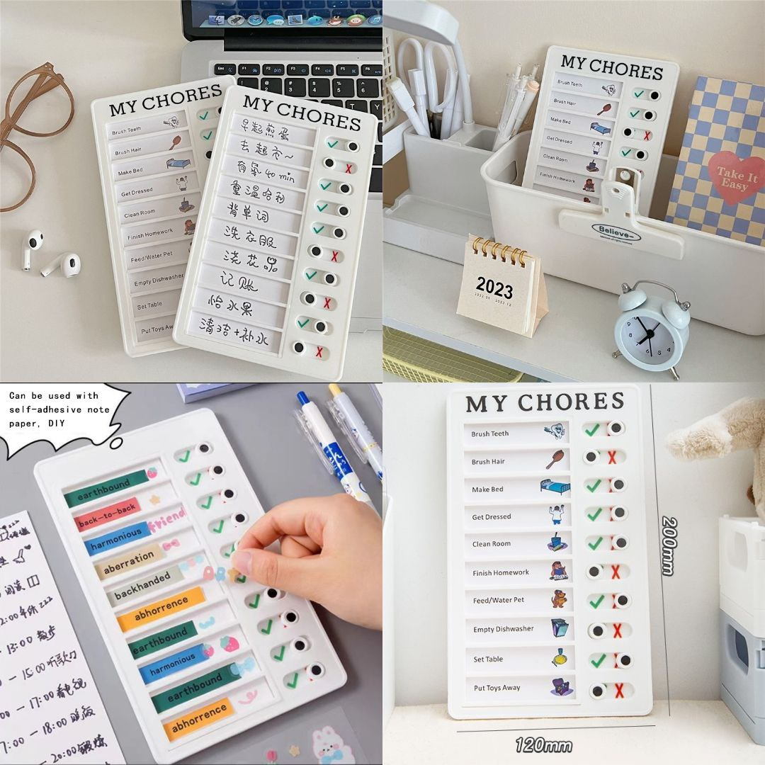 Jual Checklist Planner Memo Board Papan Pengingat Jadwal Belajar To Do ...