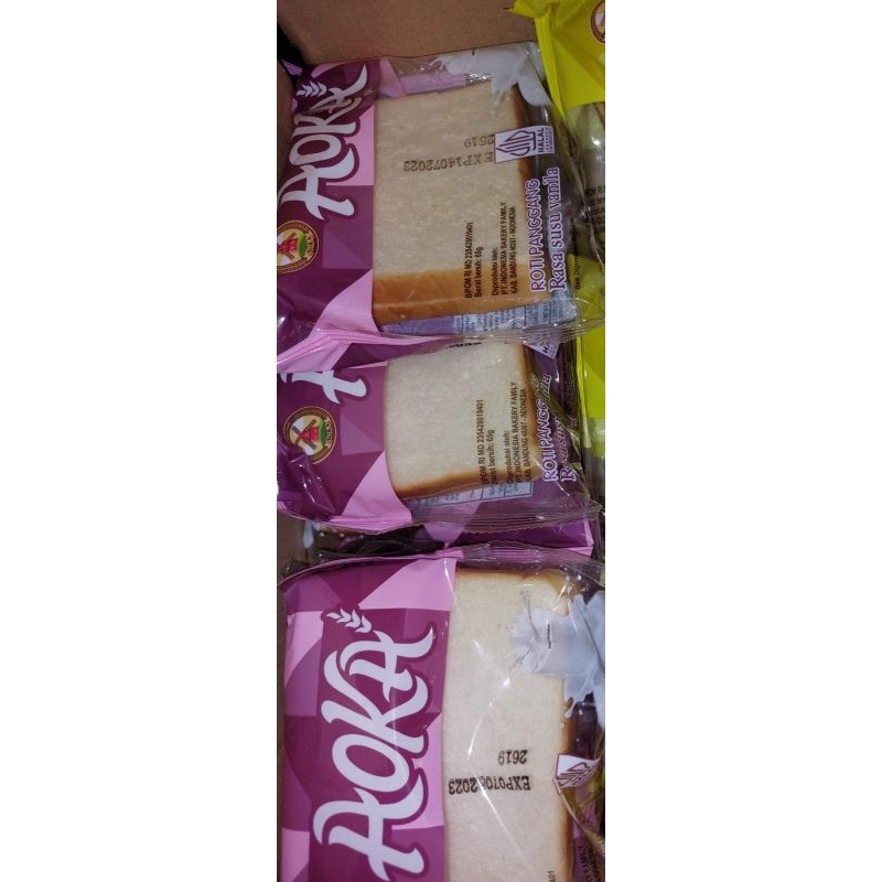 Jual Aoka Roti Panggang Sandwich Rasa Keju Durian Nanas Blueberry ...