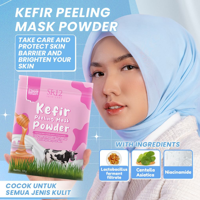 Jual KEFIR PEELING MASK POWDER SR12 Shopee Indonesia