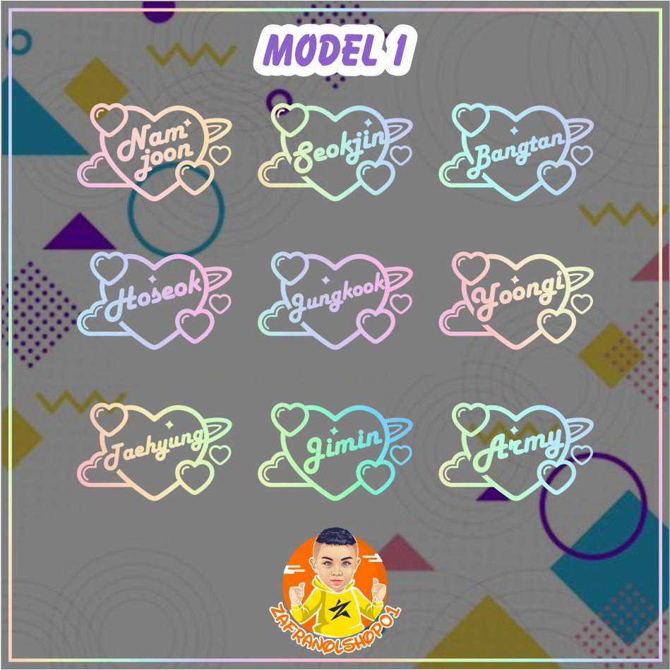 Jual STIKER HOLOGRAM BTS LOVE YOURSELF PERSONA LOGO / STICKER ...