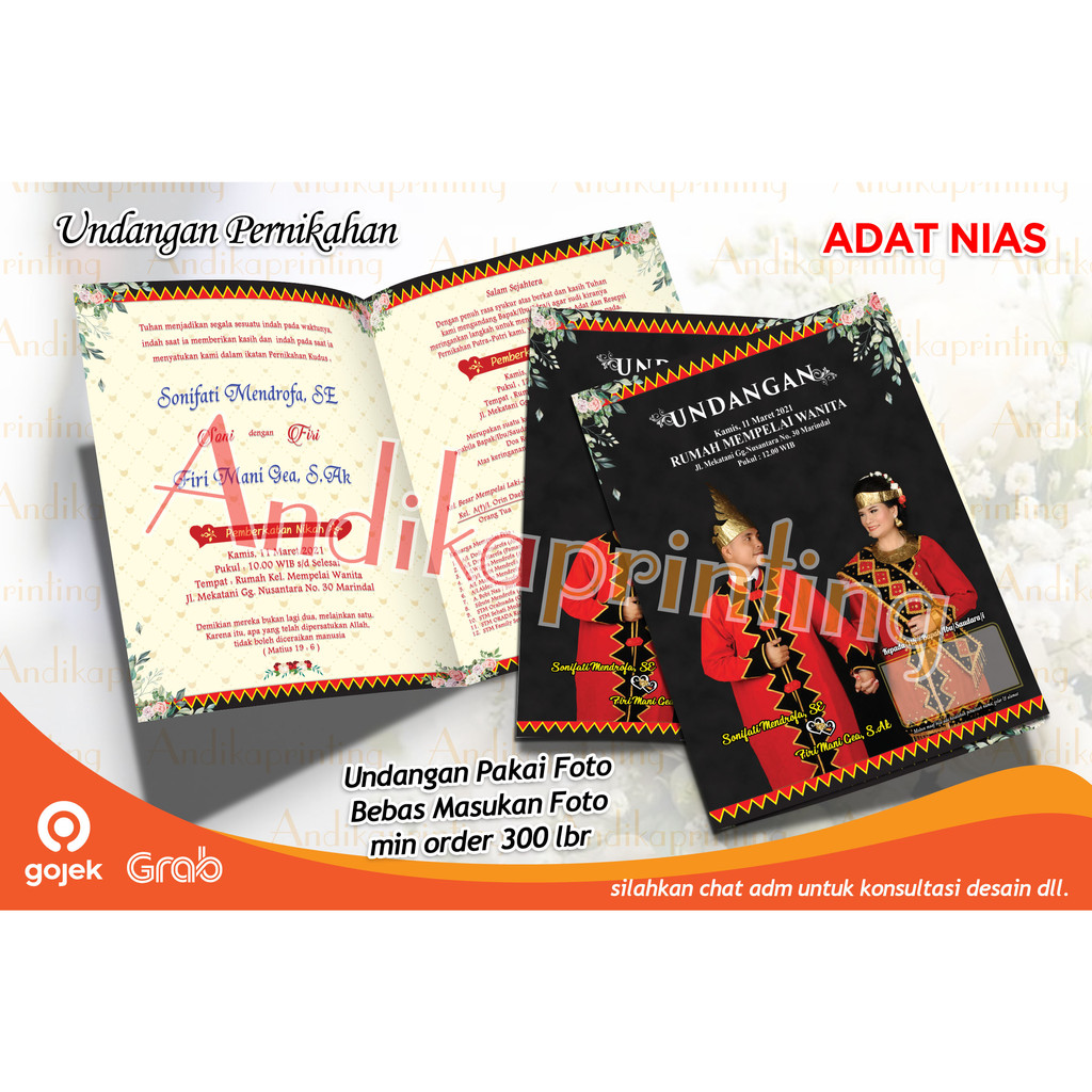 Jual Undangan Adat Nias Terbaru #01 | Shopee Indonesia