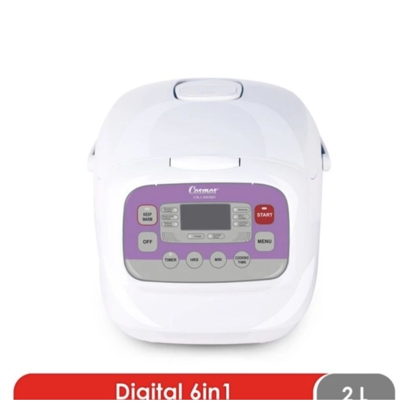 cosmos digital rice cooker 6 in 1