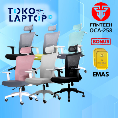 Jual Fantech OCA258 / OC-A258 Kursi Kantor Office Chair | Shopee Indonesia