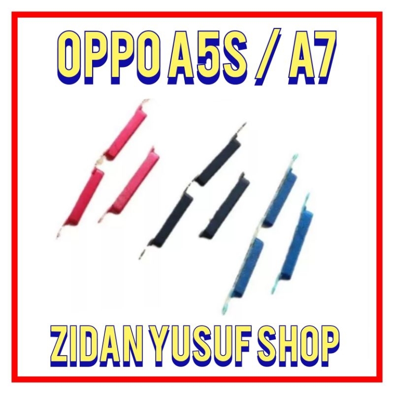 Jual TOMBOL LUAR ON OFF VOLUME OPPO A5S / OPPO A7 PERNIK POWER VOLUME ...