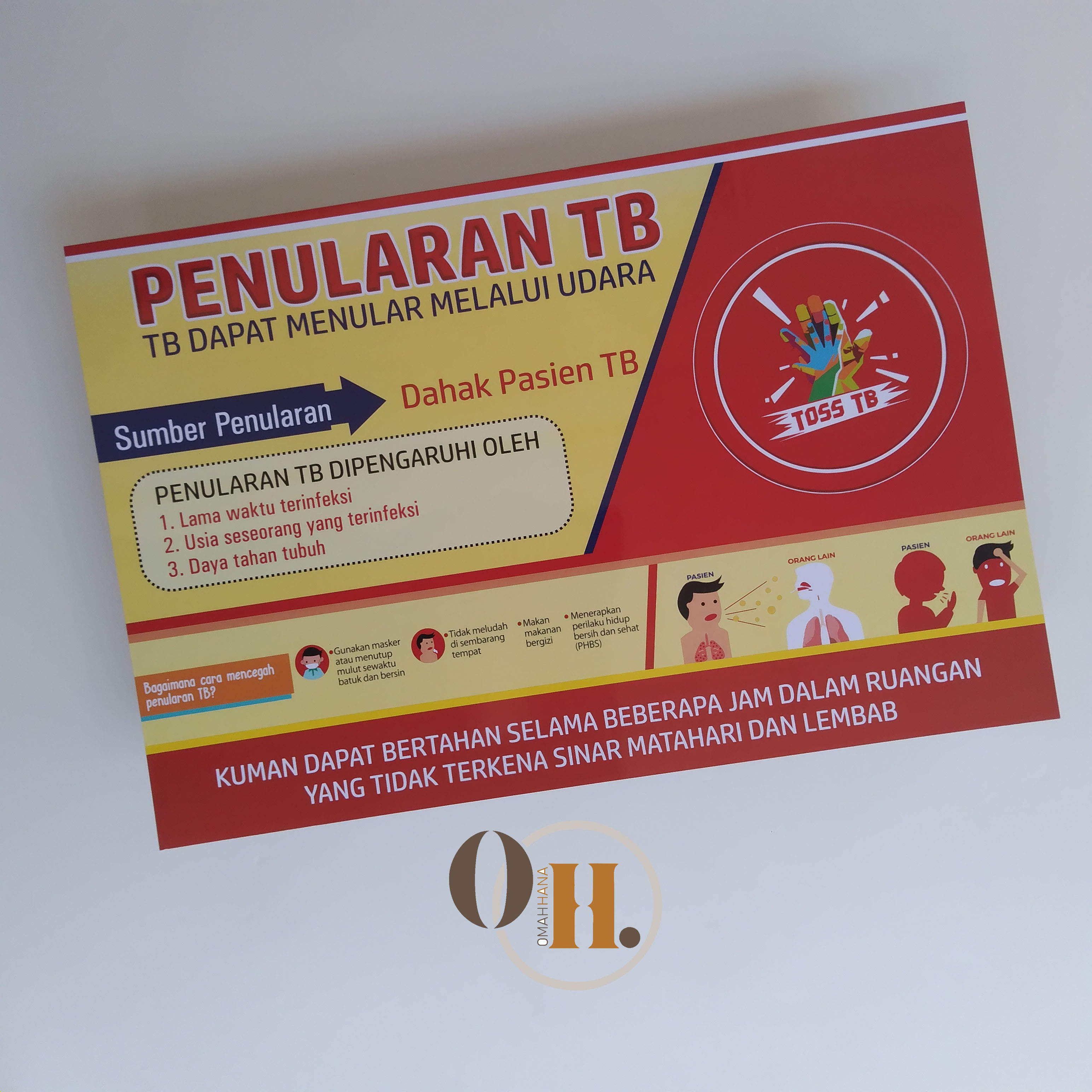 Jual Poster Penularan Tb Poster Tuberkulosis Poster Tb Dapat