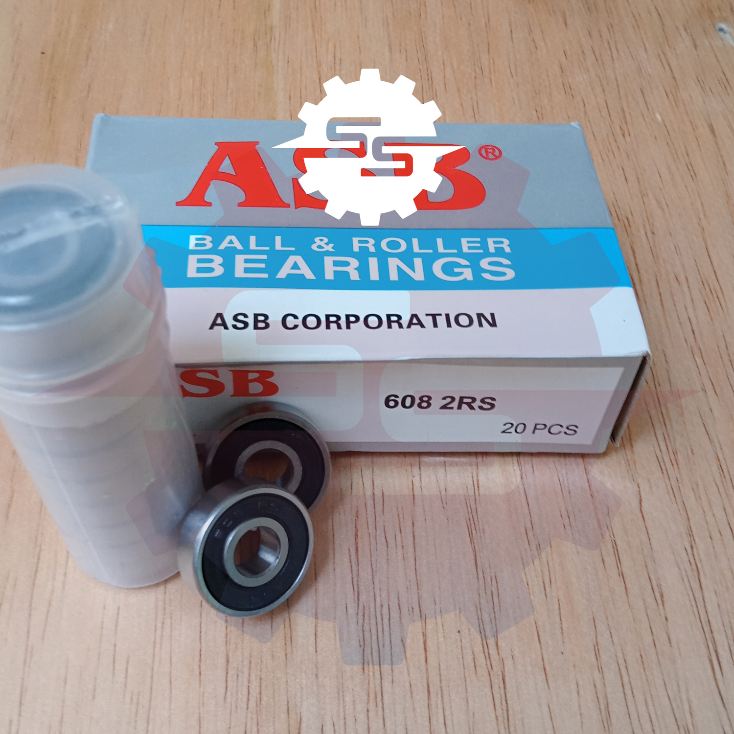 Jual Bearing/Laher/laker asb 608 2rs Laher As Roda Depan Sepeda, Kipas ...