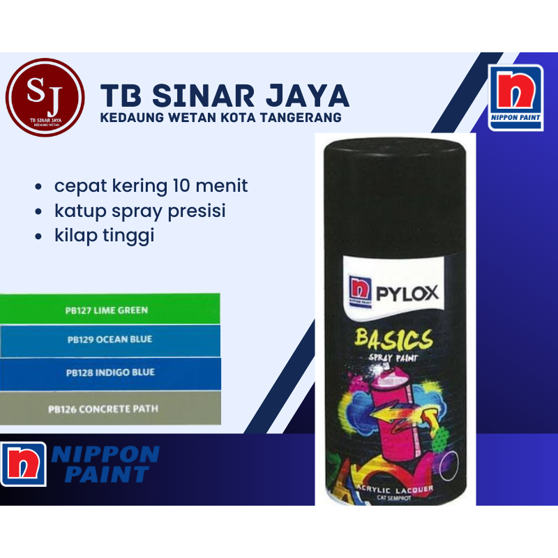 Jual Cat Pylox Basis 300cc Semprot Spray Pilox | Shopee Indonesia