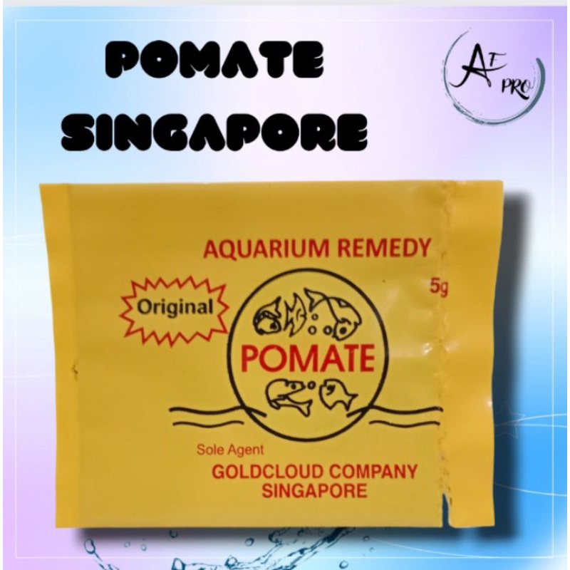 Jual Obat Ikan Luka Bakteri POMATE SINGAPORE 5GR | Shopee Indonesia