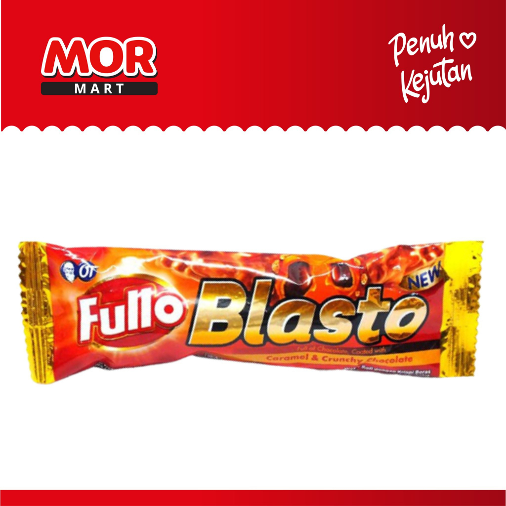 Jual FULLO Blasto Caramel Chocolate Wafer Stik Crunchy Cokelat Karamel ...