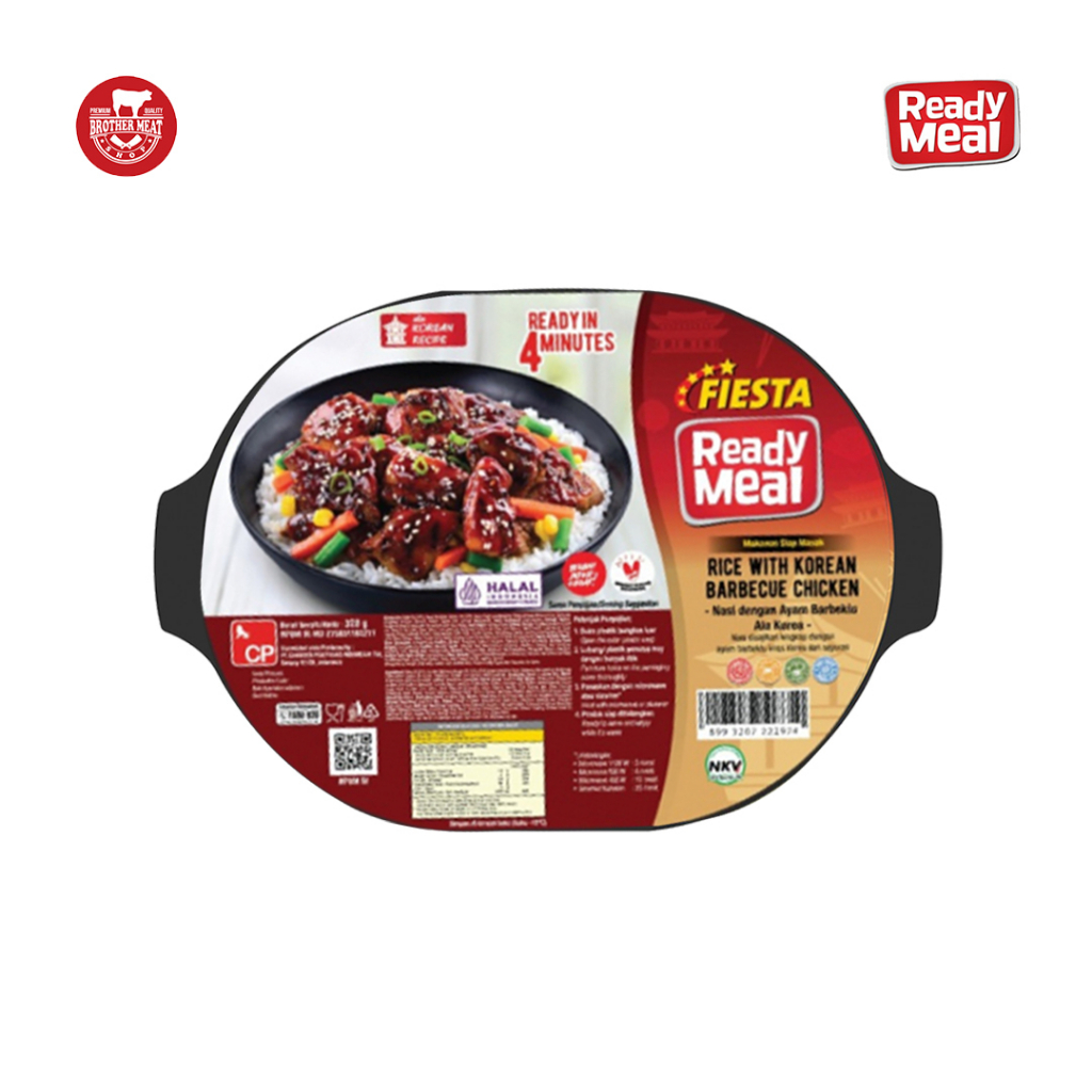 Jual Fiesta Ready Meal Rice With Korean Barbecue Chicken 320gr Shopee