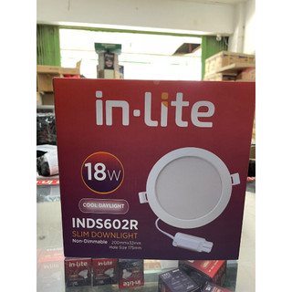 Jual INLITE Lampu Downlight LED 7,5w 12w 16w 18w 21w INDS602R Slim ...