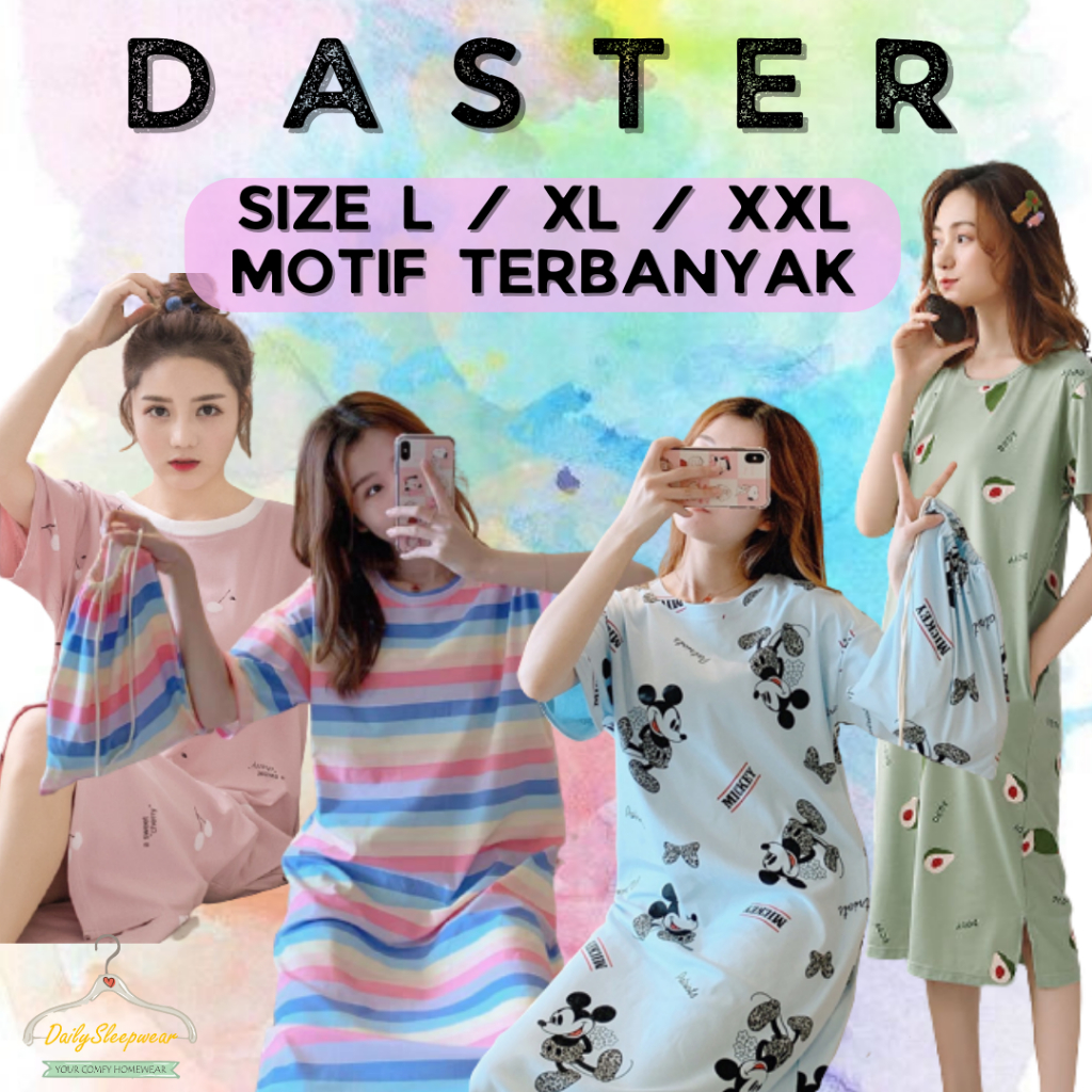 Jual DASTER IMPORT WANITA SIZE KOMPLIT / FASHION WANITA / KOREA STYLE