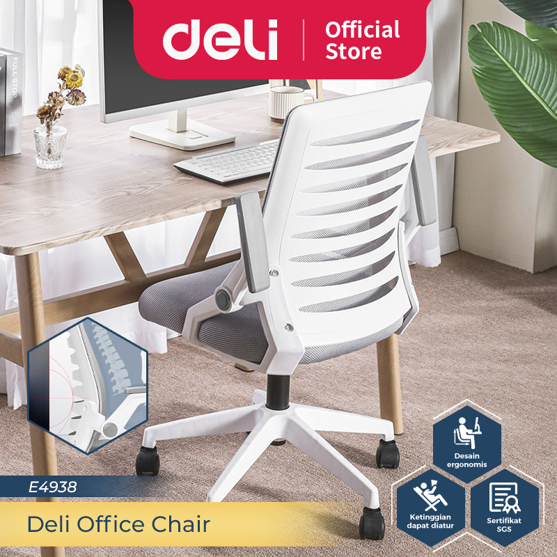 Jual Deli Office Chair / Kursi Kantor / Kursi Kerja Jaring Desain