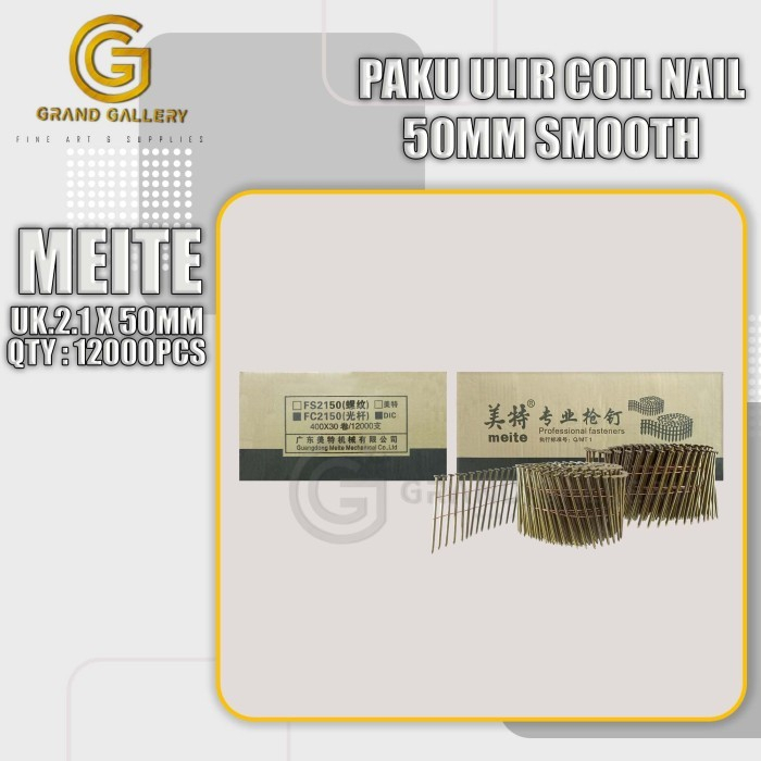 Jual Meite Paku Pallet Coil Nail X Mm Ulir Smooth Pcs Shopee Indonesia