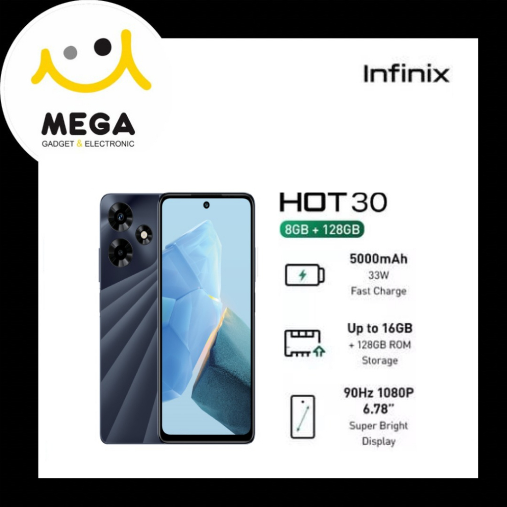 Jual Infinix Hot 30 8GB + 128GB Garansi Resmi Infinix Indonesia ...