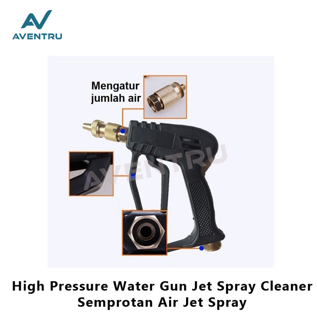Jual Gun Jet Cleaner High Pressure Nosel Pistol Sprayer Watergun Jet Spray Shopee Indonesia