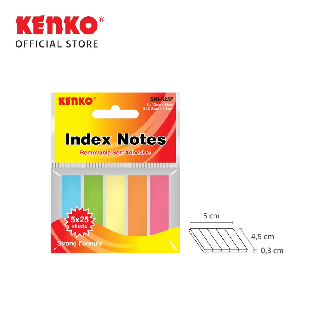 Jual Sticky Notes Index Kenko SN-525F | Shopee Indonesia