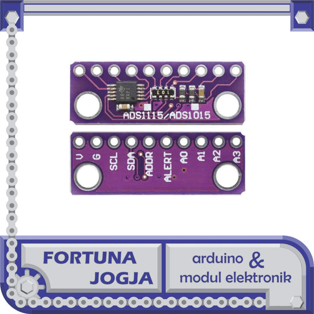 Jual Mini ADS1115 4 Channel 16 Bit I2C ADC Programmable Gain Amplifier ...
