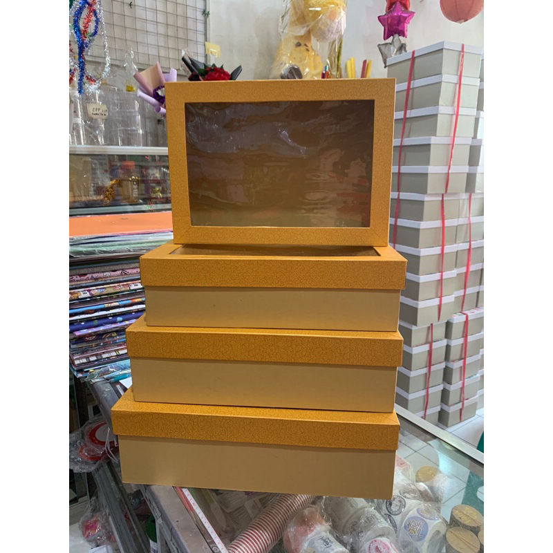 Jual Hard Box Hantaran / Hard Box Seserahan - Set 4 Pcs | Shopee Indonesia