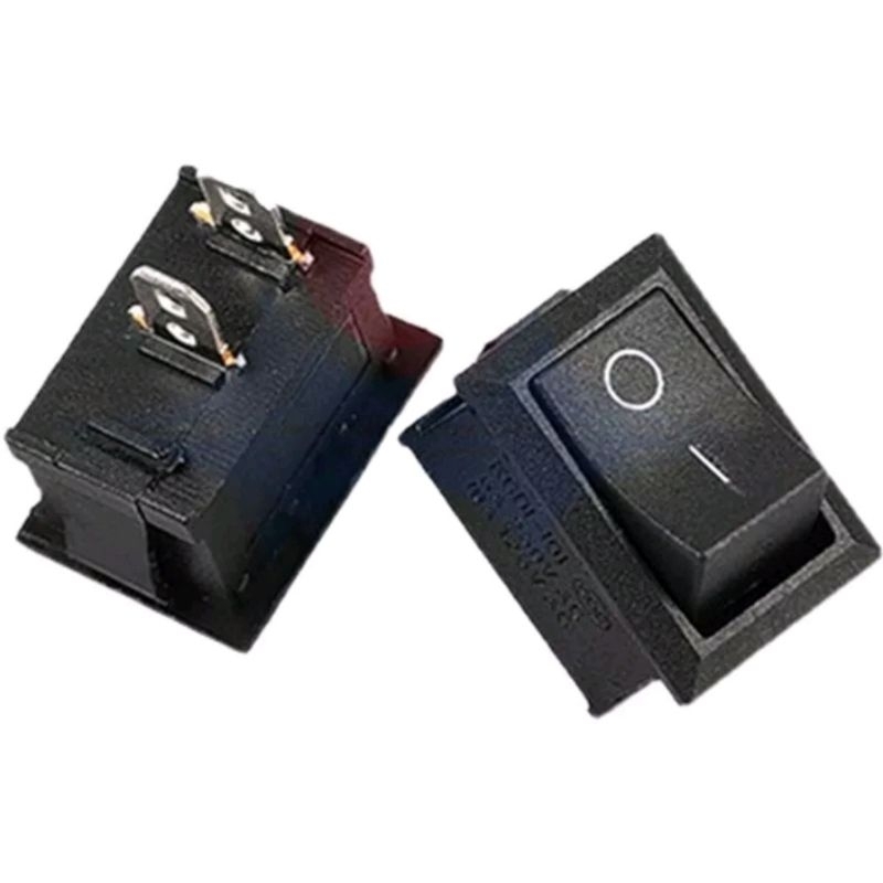 Jual SAKLAR ROCKER SWITCH ON/OFF 2PIN HITAM | Shopee Indonesia