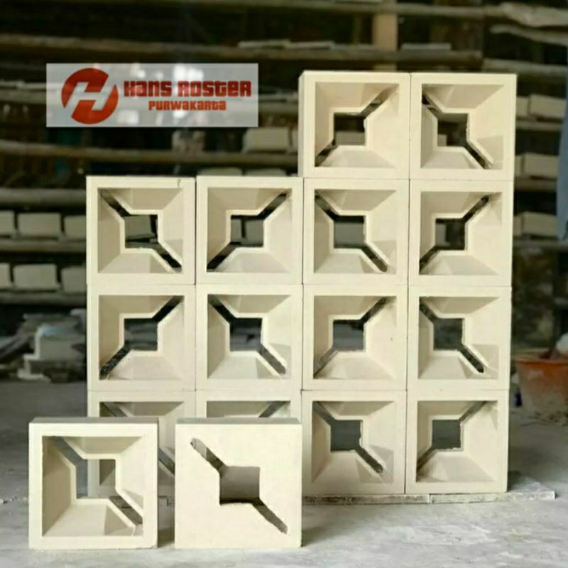 Jual roster beton minimalis/loster beton/roster lubang angin dinding