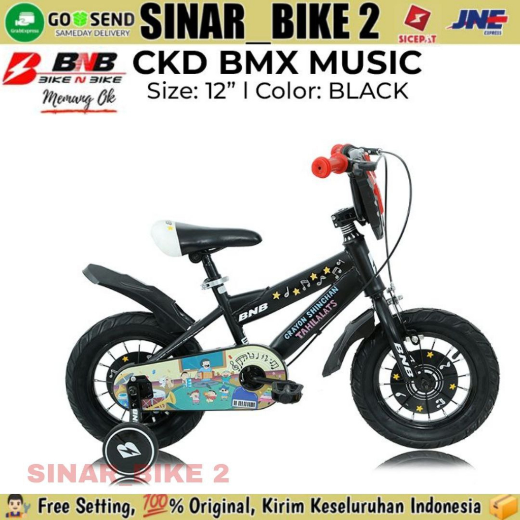 Jual Sepeda Bmx Anak Laki BNB ROCKET Ukuran 12 & 18 Inch | Shopee Indonesia