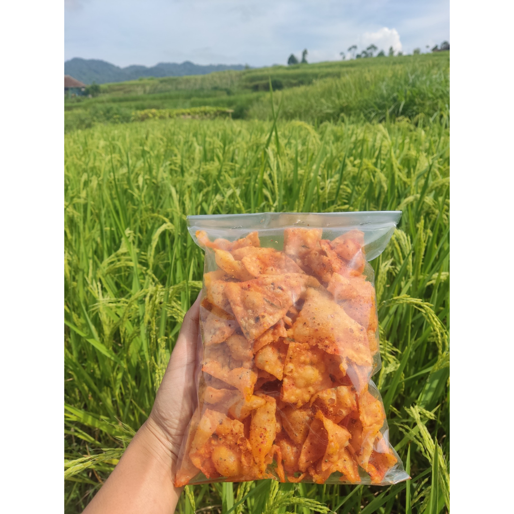 Jual Cipeng Aci Gepeng Jajanan Ceminal Snack Khas Garut Rasa Pedas