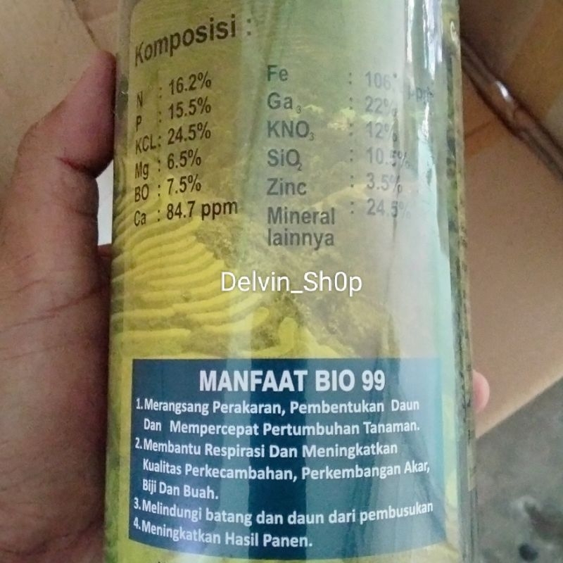 Jual NPK BIO 99 Premium 1 liter | Boster Buah & Daun | Shopee Indonesia