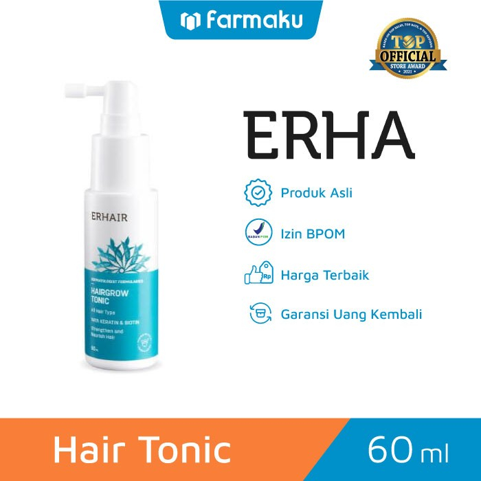 Jual Erhair Hair Loss Tonic Rambut Rontok 60 ml Shopee Indonesia