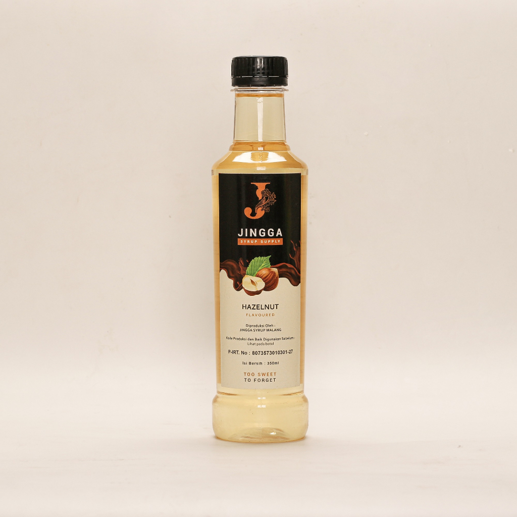Jual JINGGA Hazelnut Syrup 350 ml Sirup Hazelnut Untuk Kopi Latte