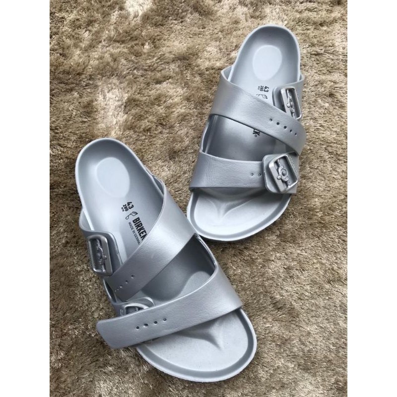 Jual Birkenstock Arizona Eva Silver | Shopee Indonesia