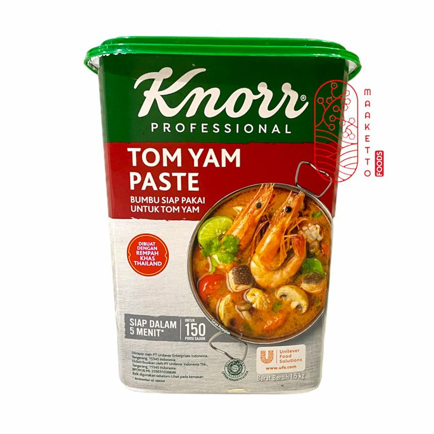 Jual Knorr Tom Yam Paste Bumbu Knorr Tom Yam Professional 1 5kg