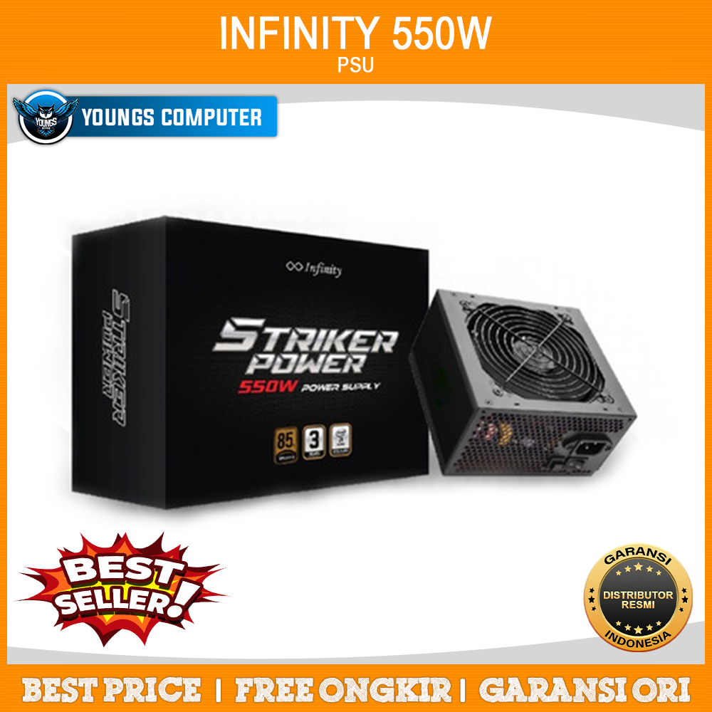 Jual Psu Infinity W Striker Power Bronze Power Supply Garansi