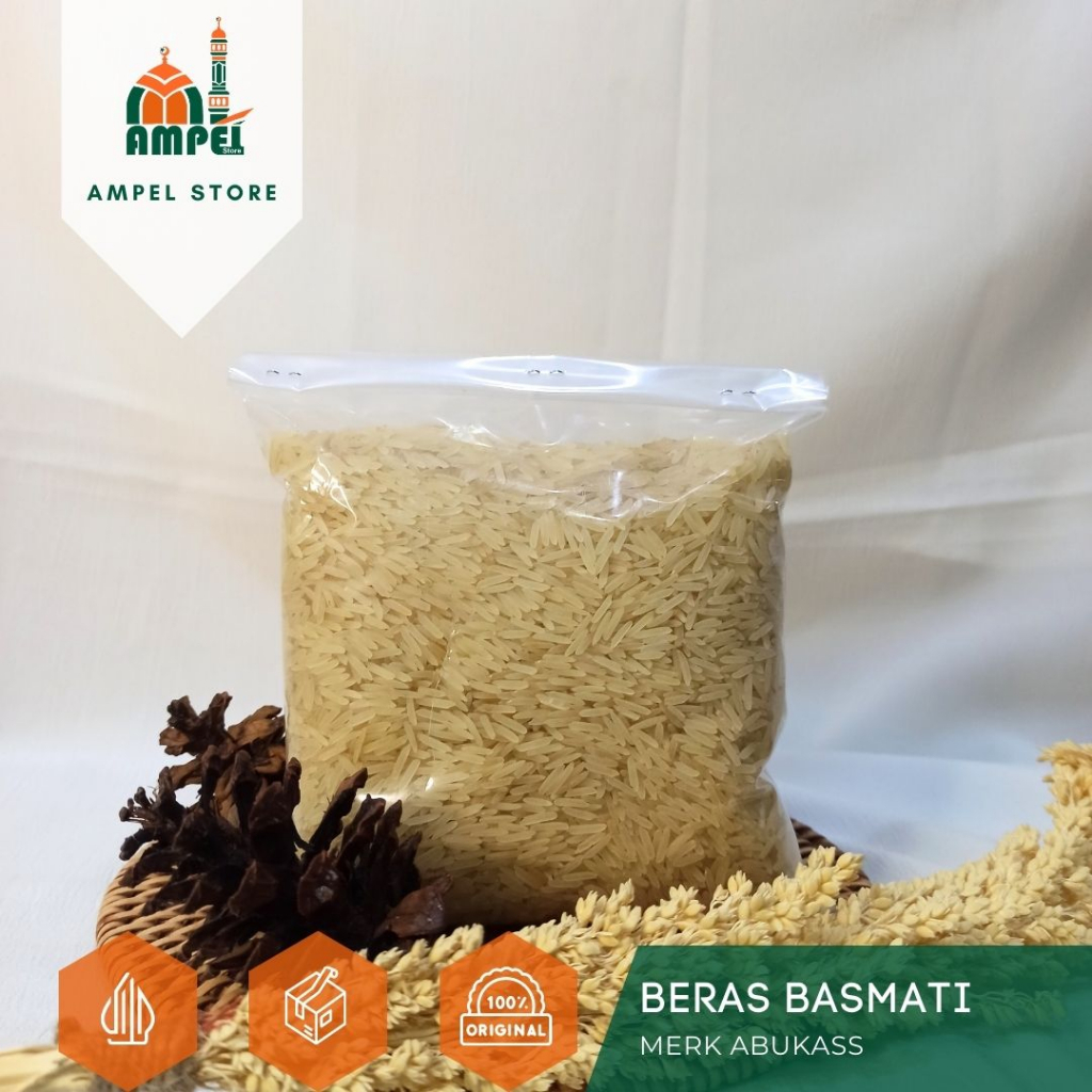 Jual Beras Basmati Abu Kass Gram Basmati Abu Kas Original Kg Dan