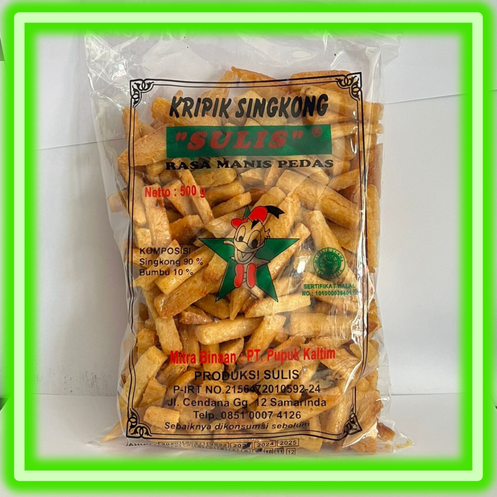 Jual Kripik Singkong Sulis Keripik Rasa Manis Pedas Renyah Khas