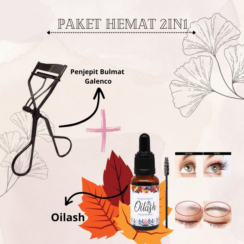 Jual Paket Hemat Bulu Mata Cantik In Melentikkan Bulu Mata Oilash Serum Bulu Mata Penjepit