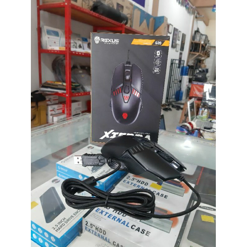 Jual MOUSE USB REXUS G20 XIERRA | Shopee Indonesia