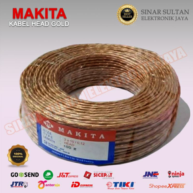 Jual Kabel Skerm Atu Kabel Head Stereo Makita Free Bubble Wrap Kardus