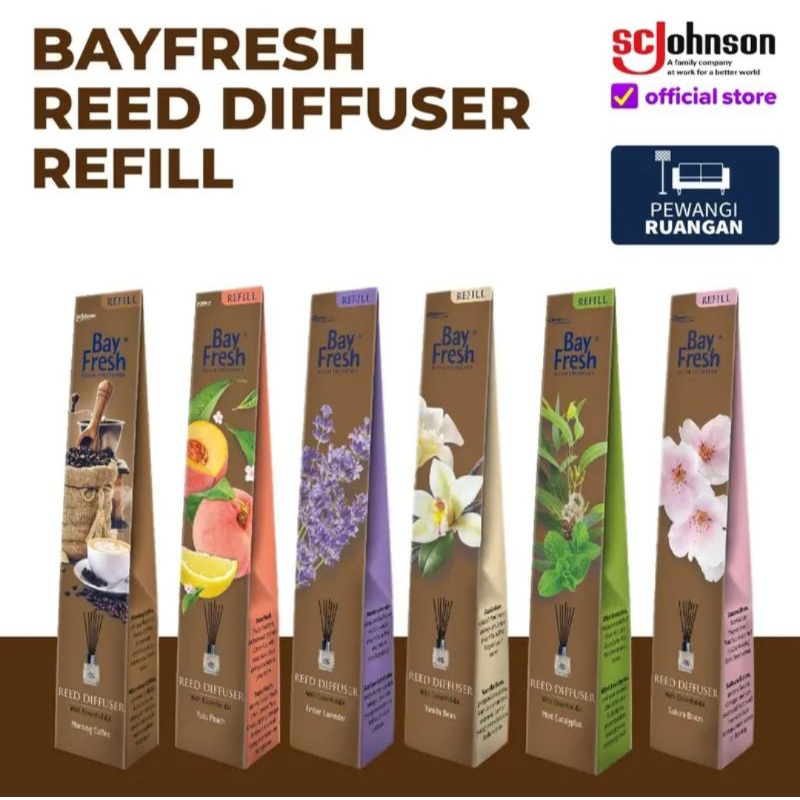 Jual Bayfresh Reed Diffuser Refill 30ml Pengharum Ruangan Shopee