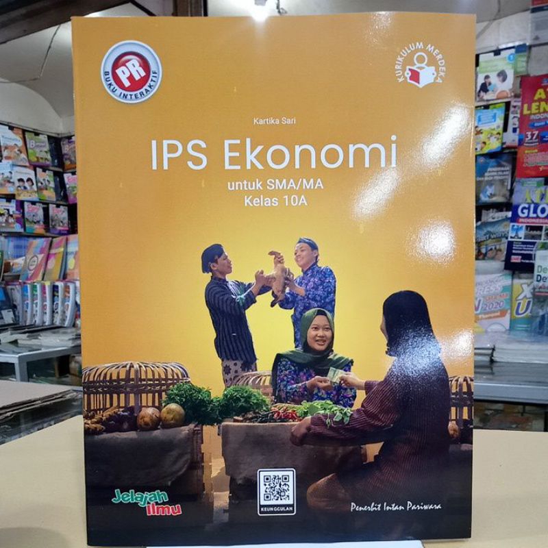 Jual Buku LKS PR Interaktif IPS Ekonomi Kelas 10A SMA,MA,SMK Kurikulum ...