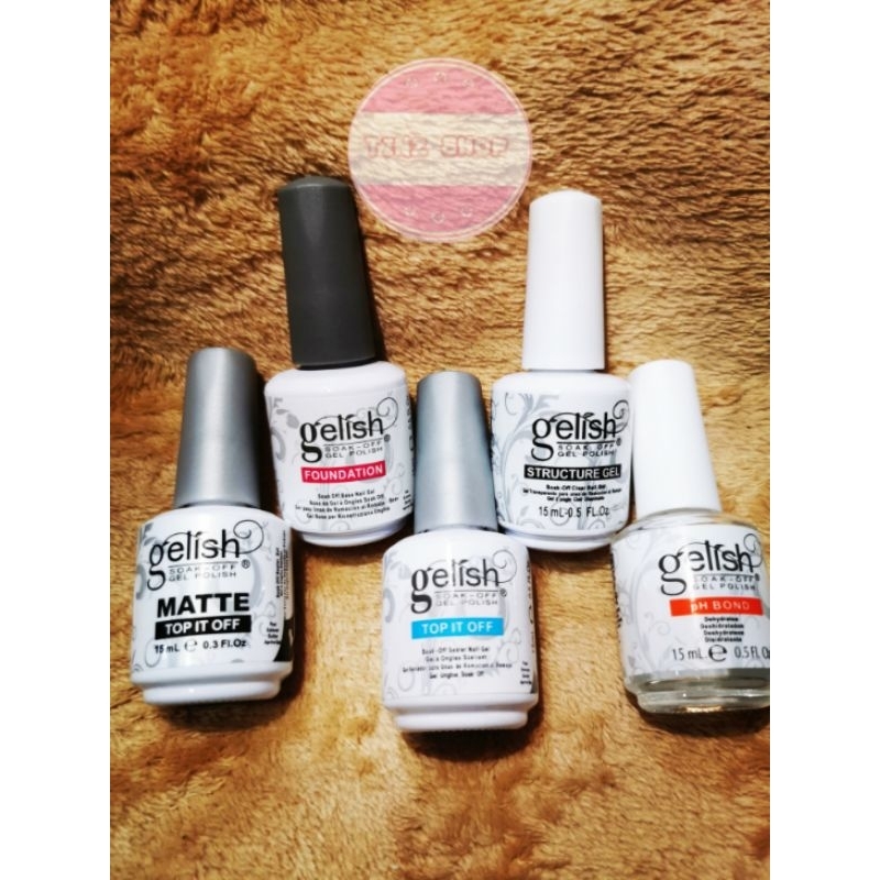 Jual GELISH HARMONY Base Coat / Top Coat / Matte Top Coat / Ph Bond