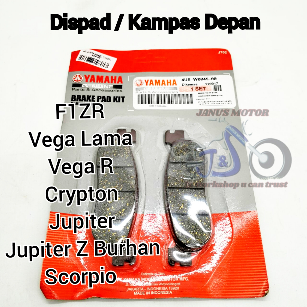 Jual Dispad depan Yamaha Crypton Alfa Vega R FIZR JUPITER Z burhan