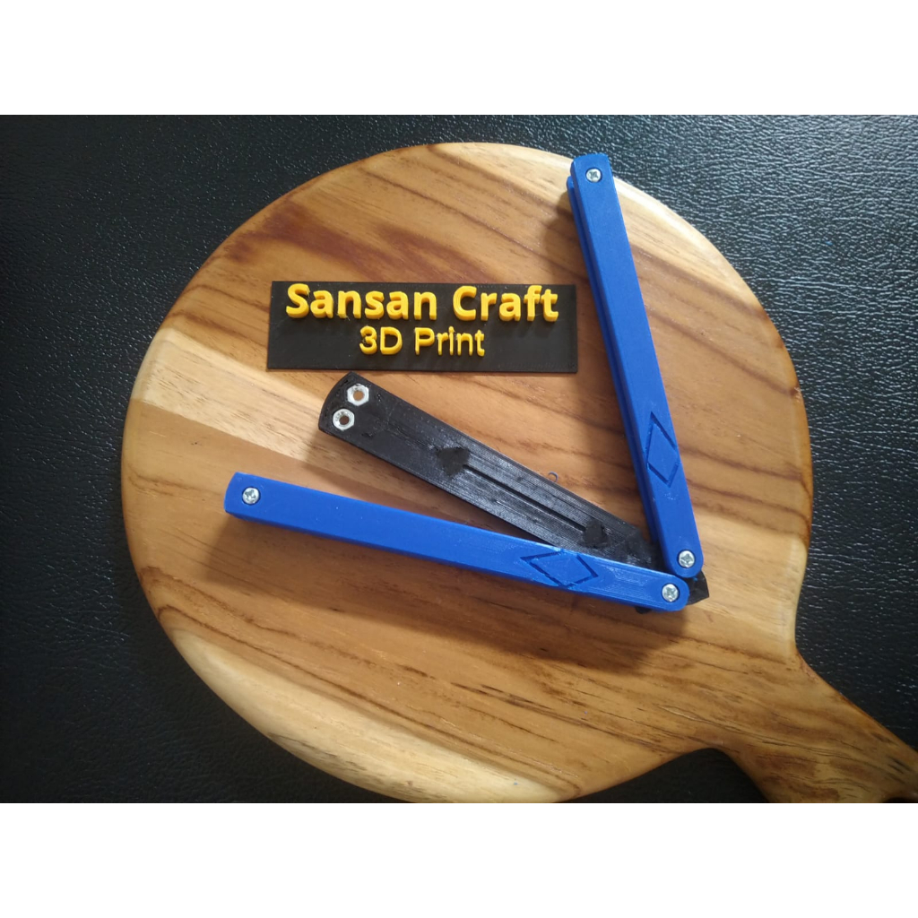 Jual Balisong Traineer butterfly inspired by Squid Industry The