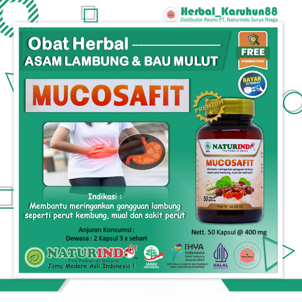 Jual Obat Herbal Asam Lambung Gerd Mual Sakit Perut Kembung Gangguan Lambung Bau Mulut Menambah 4655