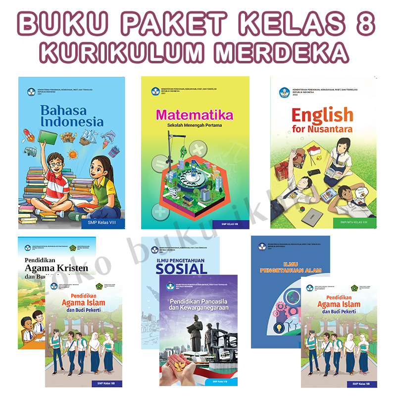 Jual Buku Paket Kelas 8 SMP Kurikulum Merdeka | Shopee Indonesia