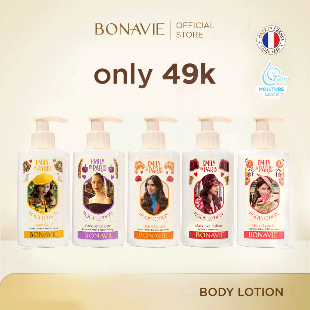 Jual [BIG SALE 49K] Bonavie Body Lotion Special Edition Emily in