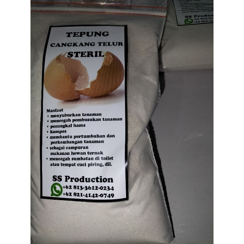 Jual Tepung Cangkang Telur Super Halus 500 Gr Shopee Indonesia