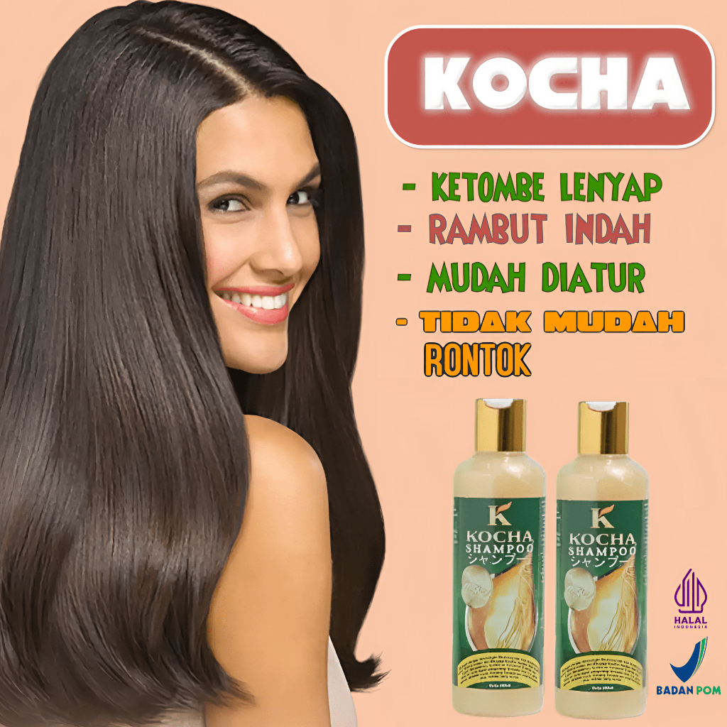 Jual KOCHA Shampoo Anti Ketombe Dandruff Premium Untuk Wanita Agar