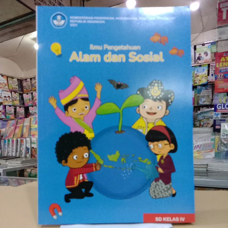 Jual Buku Ilmu Pengetahuan Alam Dan Sosial IPAS Kelas 4 SD, MI ...