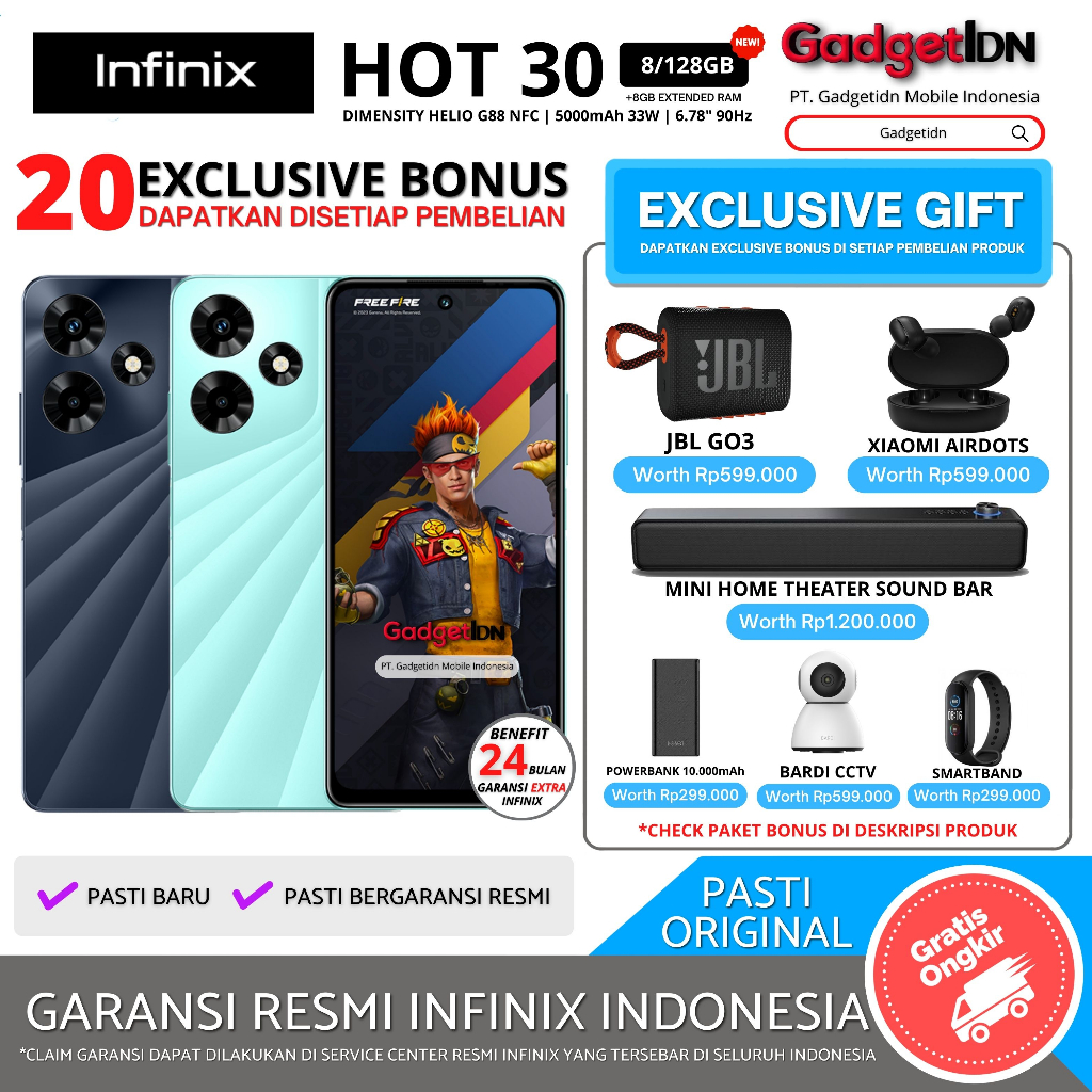 Jual Infinix Hot Nfc Gb Gb Extended Ram Garansi Resmi Infinix Shopee Indonesia